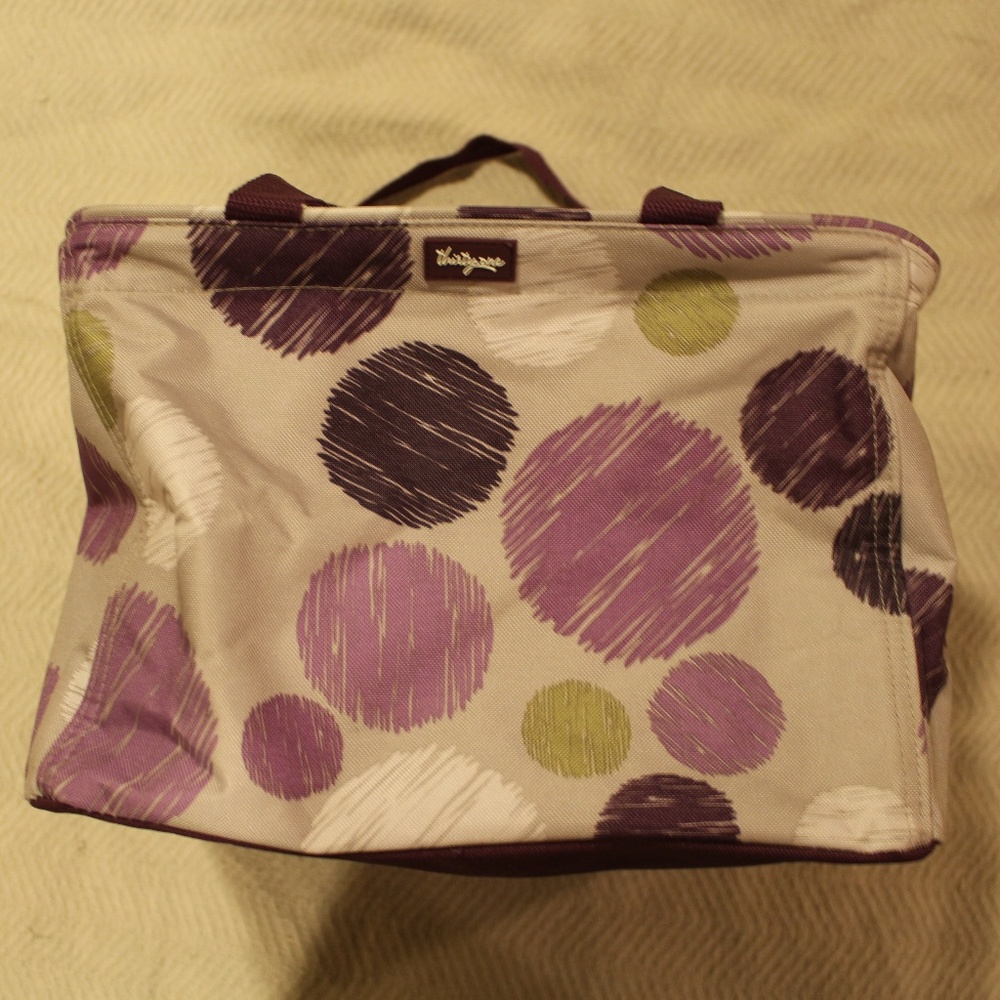 EUC Square Utility Tote - Sketchy Dot Pattern